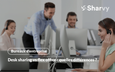 Desk sharing vs flex office : quelles sont les différences ?